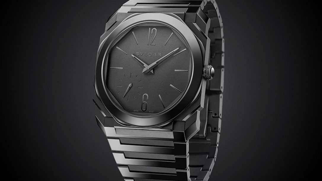 OCTO FINISSIMO AUTOMATIC BLACK SANDBLAST-POLISHED CERAMIC Bvlgari