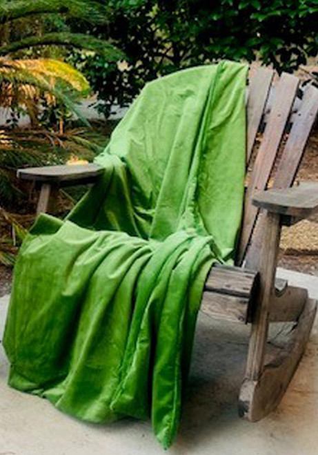 Cactus Lightweight Velvet Throw