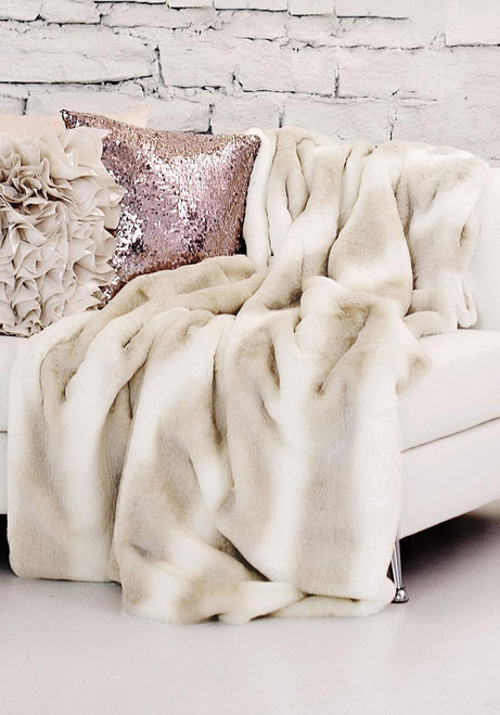  Couture Collection Iced Mink Faux Fur Throws 