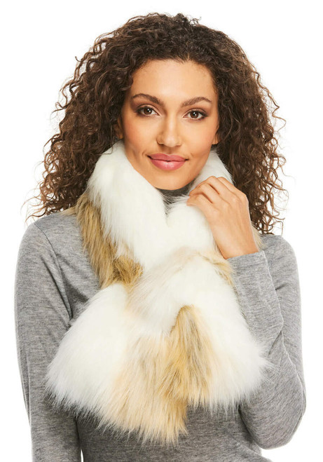 Fabulous-Furs Arctic Fox Faux Fur Loop Scarf 