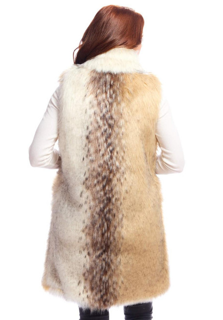 Fabulous-Furs Arctic Wolf Faux Fur Stroller Vest 