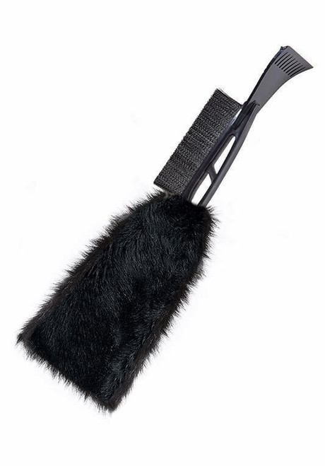 Fabulous-Furs Black Fox Faux Fur Deluxe Ice Scraper 