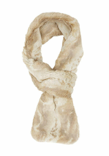 Fabulous-Furs Blonde Mink Faux Fur Loop Scarf 