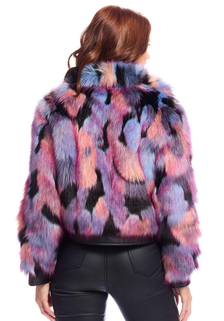 Fabulous-Furs Cosmo Fox Faux Fur Zip Jacket 