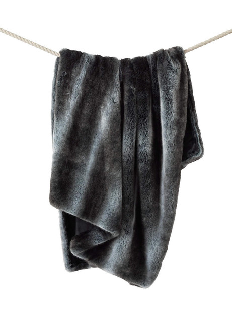 Fabulous-Furs Couture Collection Chinchilla Faux Fur Throws 
