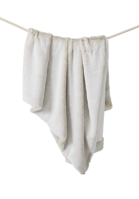Fabulous-Furs Couture Collection Pearl Mink Faux Fur Throws 