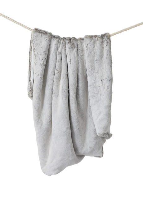 Fabulous-Furs Couture Collection Sterling Mink Faux Fur Throws 
