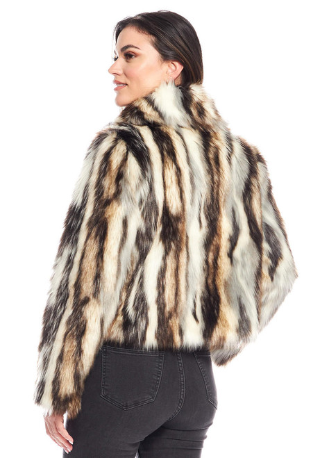 Fabulous-Furs Desert Dream Faux Fur Jacket 