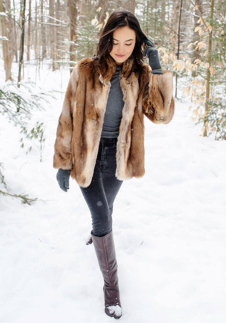 Fabulous-Furs Fisher Faux Fur Favorite Jacket 