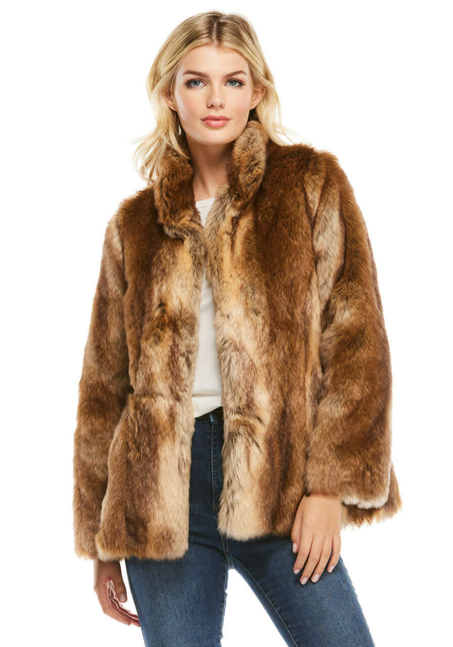 Fabulous-Furs Fisher Faux Fur Favorite Jacket  Fabulous-Furs Fisher Faux Fur Favorite Jacket