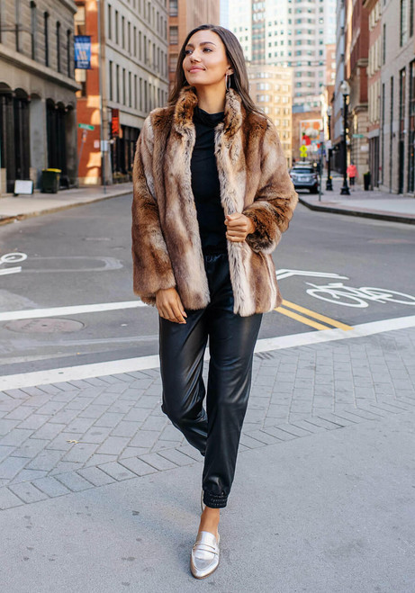 Fabulous-Furs Fisher Faux Fur Favorite Jacket 