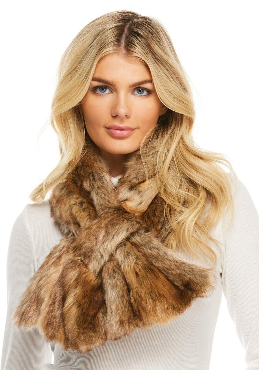 Fabulous-Furs Fisher Faux Fur Loop Scarf 