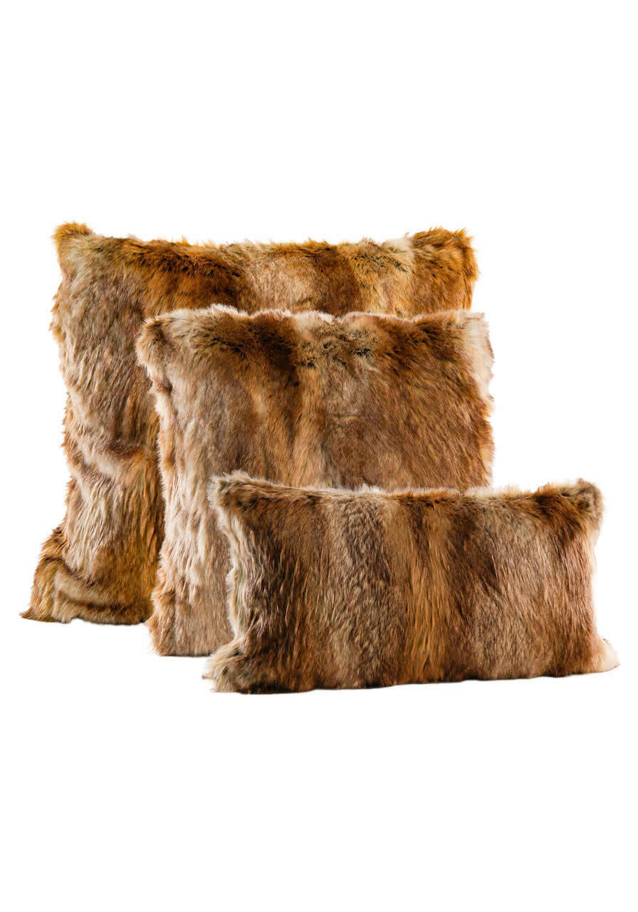 Fabulous-Furs Fisher Faux Fur Signature Series Pillows  Fabulous-Furs Fisher Faux Fur Signature Series Pillows