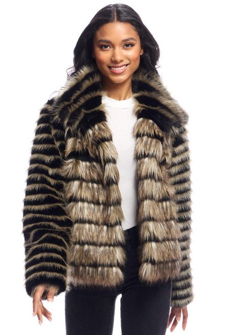 Fabulous-Furs Front Row Faux Fur Fox Jacket 