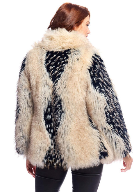 Fabulous-Furs Ivory Fox Faux Fur Foxy Favorite Jacket 