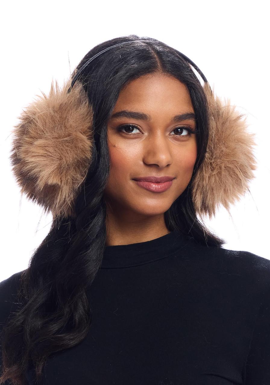 Fabulous-Furs Leopard Faux Fur Earmuffs 