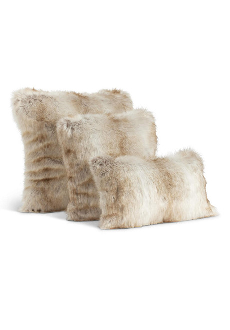 Fabulous-Furs Limited Edition Blonde Fox Faux Fur Pillows