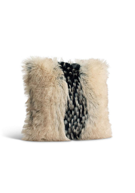 Fabulous-Furs Limited Edition Ivory Fox Faux Fur Pillows 