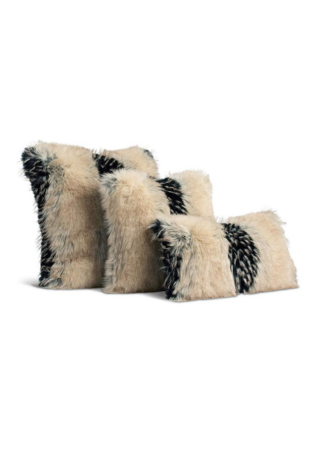 Fabulous-Furs Limited Edition Ivory Fox Faux Fur Pillows 