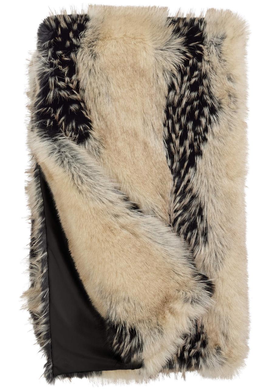 Fabulous-Furs Limited Edition Ivory Fox Faux Fur Throws 