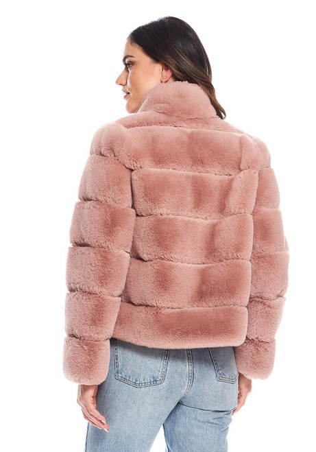 Fabulous-Furs Rosewood Faux Fur Posh Jacket 