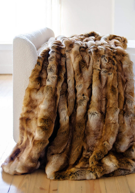 Fabulous-Furs Signature Series Fisher Faux Fur Throws 