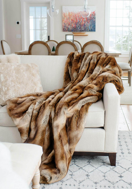 Fabulous-Furs Signature Series Fisher Faux Fur Throws 