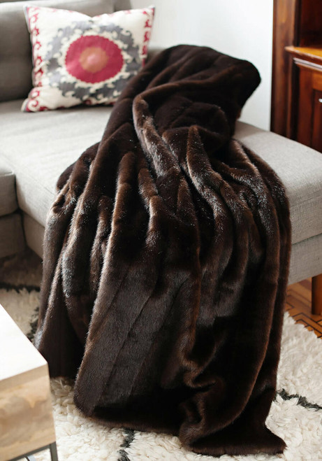 Fabulous-Furs Signature Series Sable Faux Fur Throws 