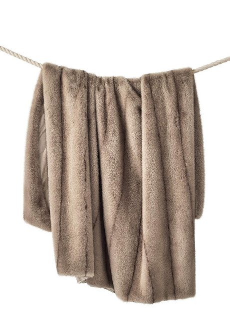 Fabulous-Furs Signature Series Vintage Mink Faux Fur Throws 