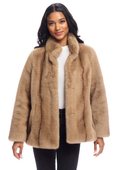 Fabulous-Furs Vintage Mink Faux Fur Favorite Jacket 