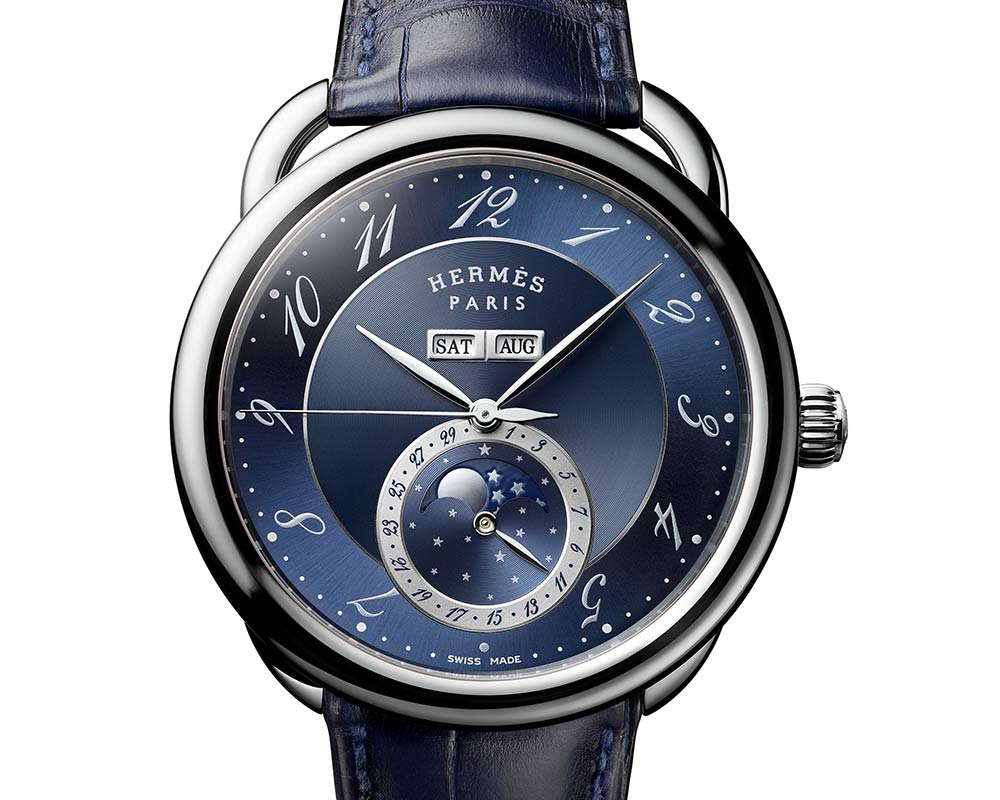 hermes arceau grande lune dial