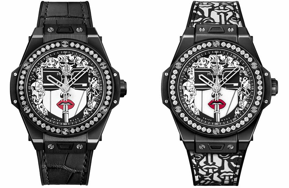 hublot big bang one click marc ferrero black and white black series