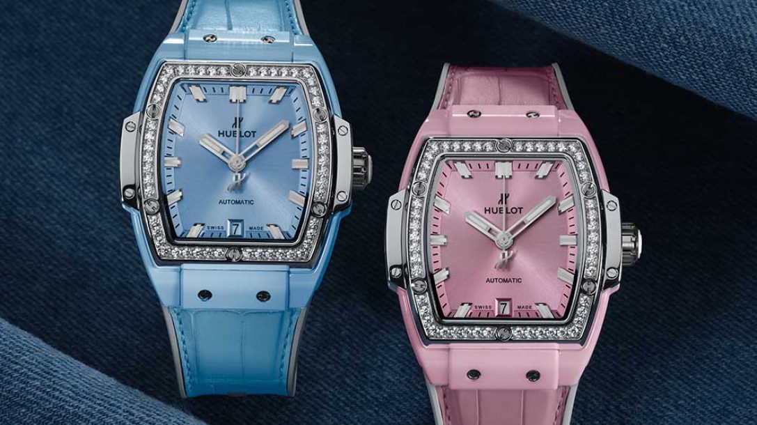 SPIRIT OF BIG BANG LIGHT BLUE & PINK CERAMIC Hublot