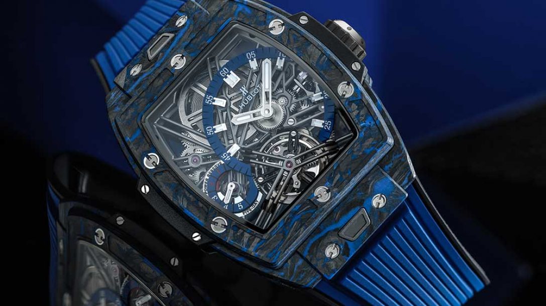 SPIRIT OF BIG BANG TOURBILLON CARBON BLUE Hublot