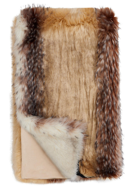  Limited Edition Arctic Wolf Faux Fur Throws 