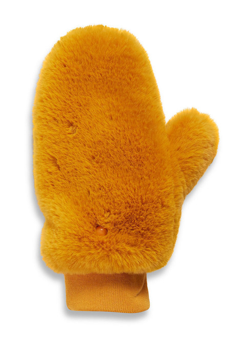  Marigold Faux Fur Le Mink Convertible Mittens 