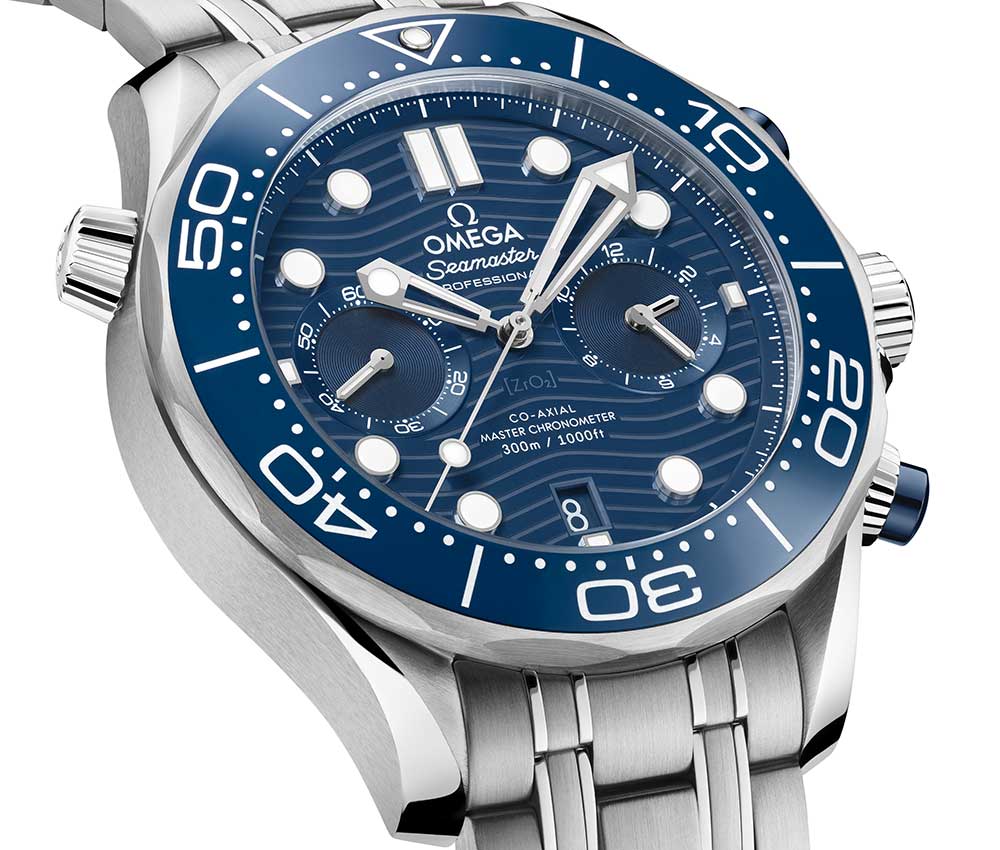 omega seamaster diver 300m chrono blue