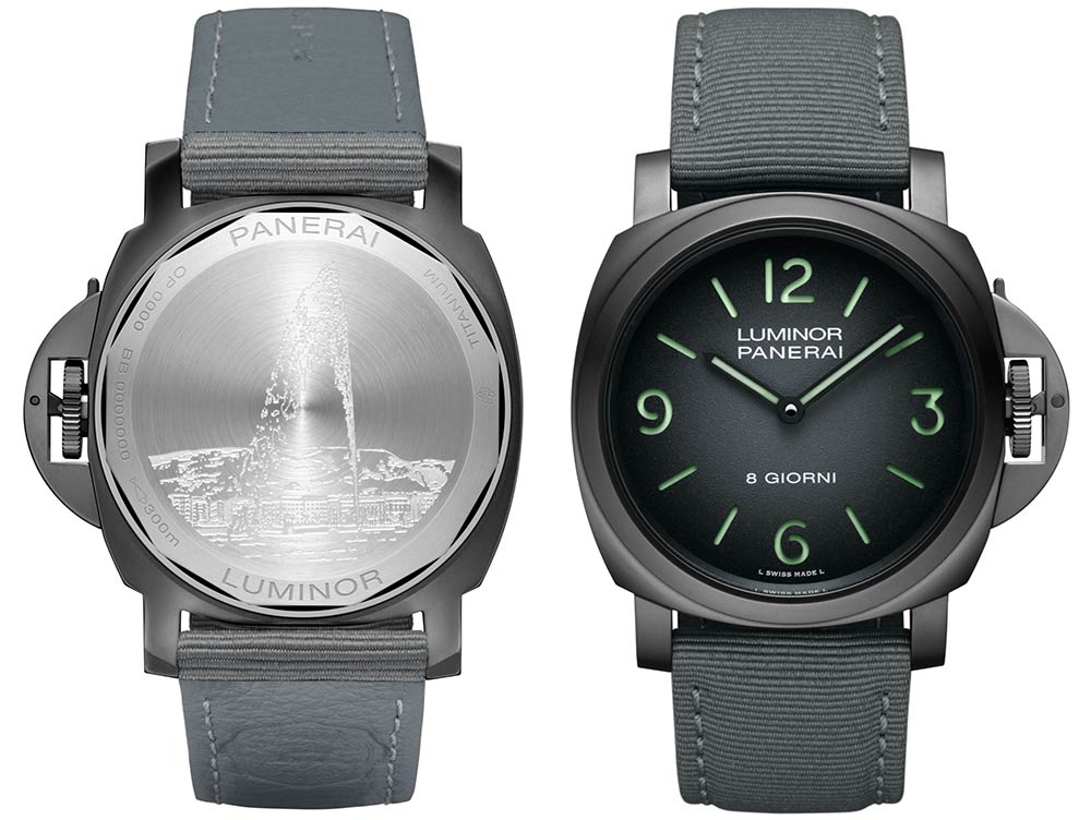 panerai luminor geneva boutique 2022 both views