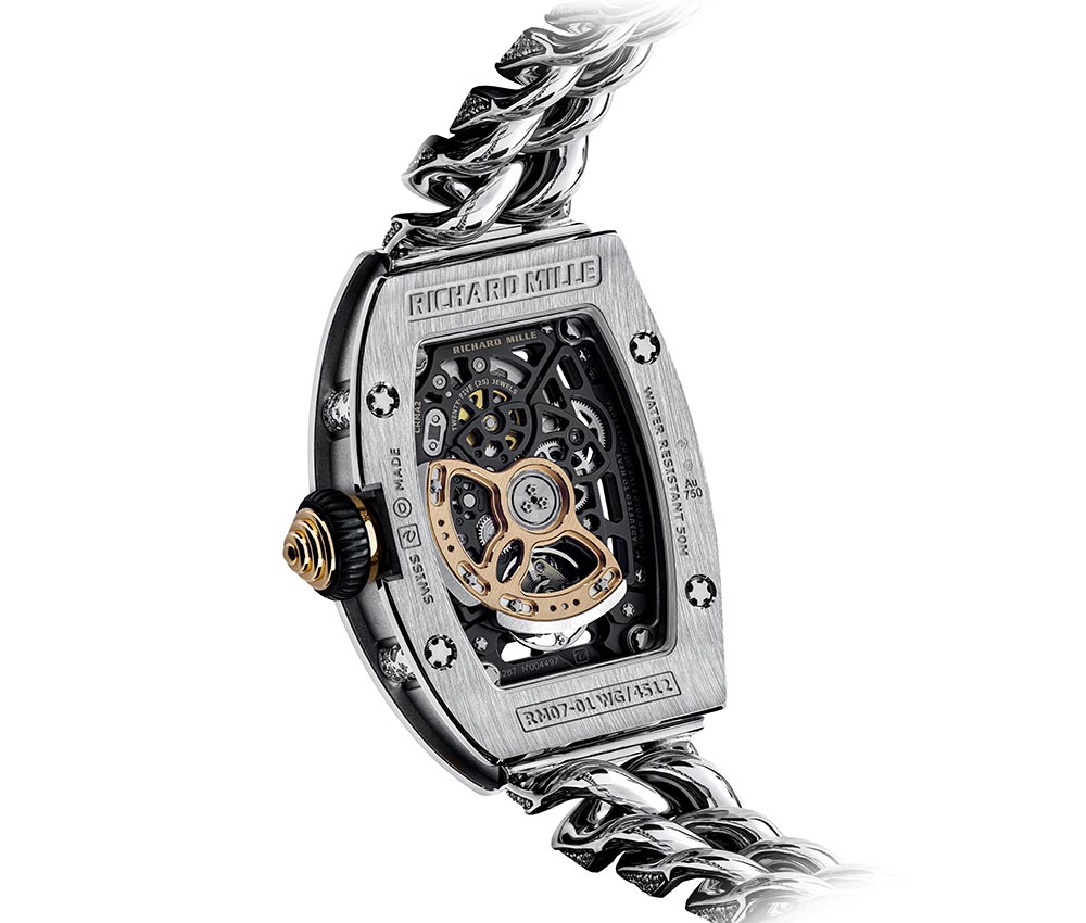 richard mille rm 07 01 rm 037 snow setting caseback