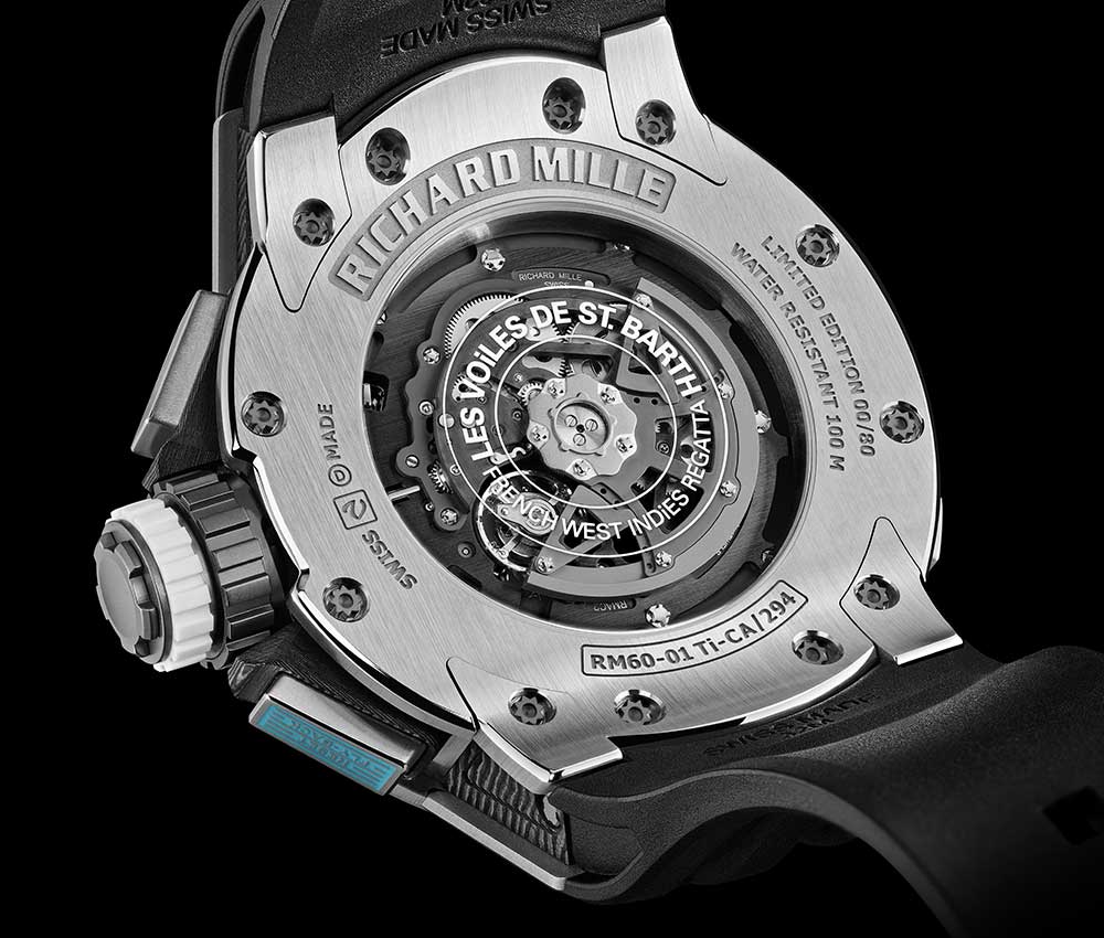 richard mille rm 60 01 voiles saint barth 2021 caseback