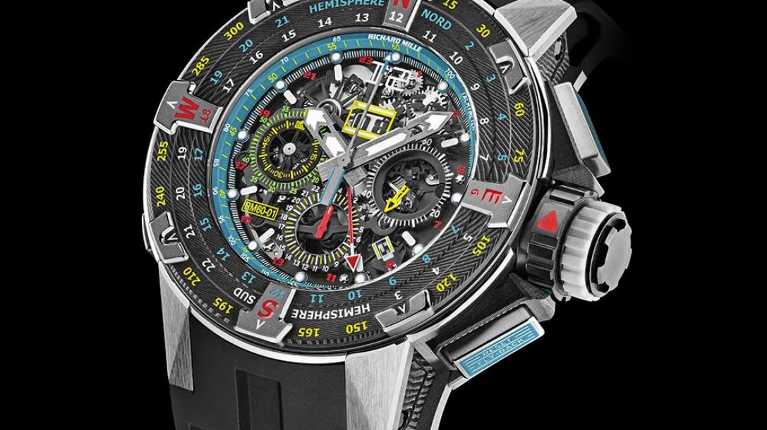 RM 60-01 AUTOMATIQUE CHRONOGRAPHE FLYBACK LES VOILES DE ST BARTH Richard Mille