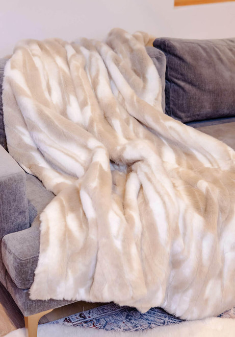  Signature Series Winter Rabbit Faux Fur Throws 