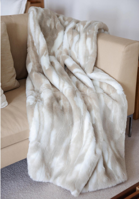  Signature Series Winter Rabbit Faux Fur Throws 