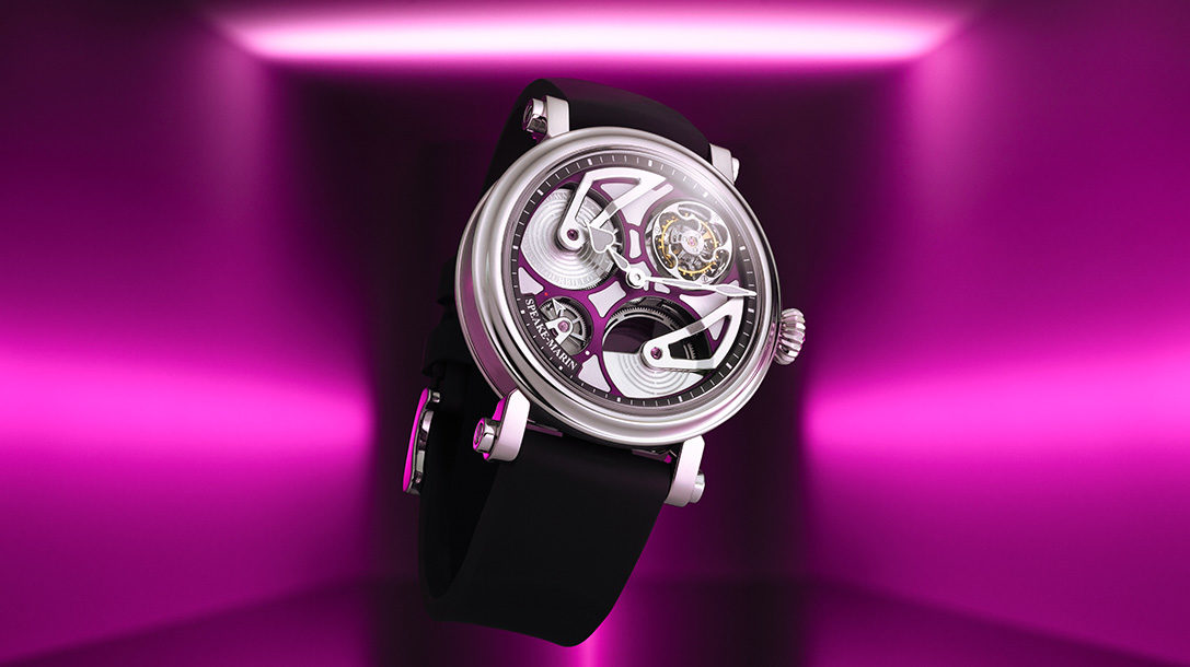 OPENWORKED TOURBILLON ULTRA VIOLET Speake Marin