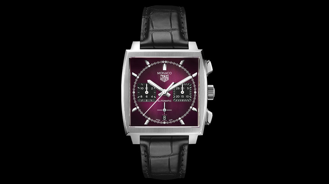 MONACO PURPLE DIAL TAG Heuer