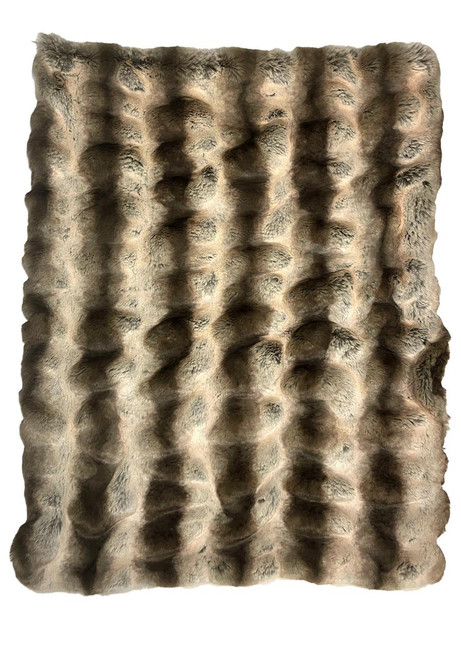 Truffle Chinchilla Faux Fur Pampered Pet Throw